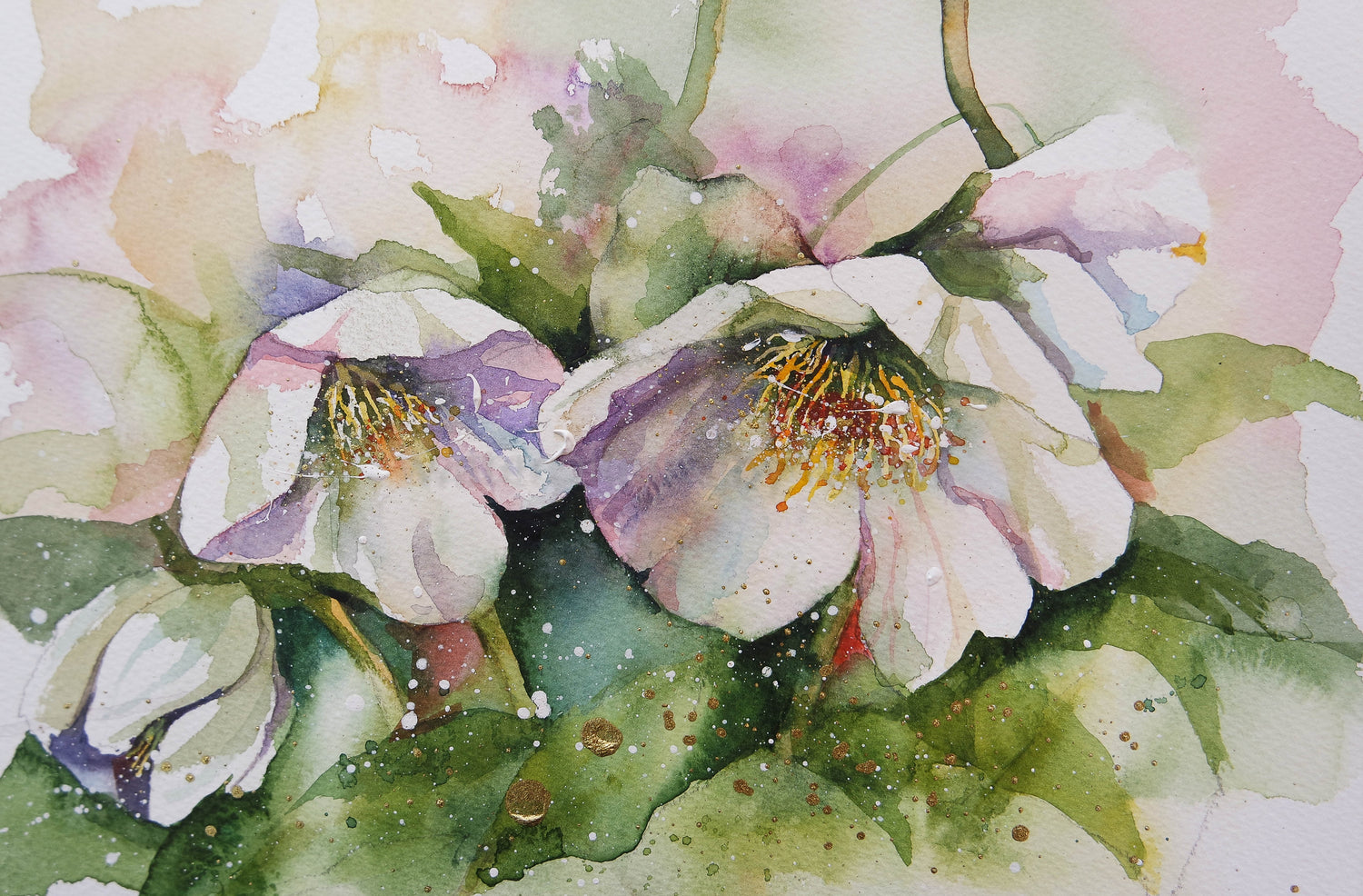 Muscle memory , trying it a different way. – watercolours by rachel