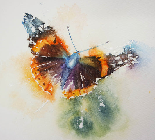 Painting a butterfly...