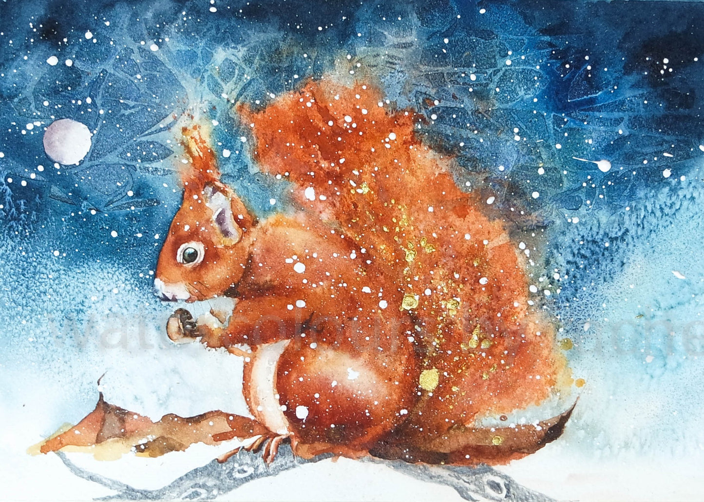 Winter Woodland Squirrel