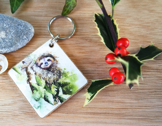 ***NEW*** Just Hangin , Sloth (Keyring)