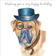 Happy Birthday ( Lord Boxer )  Single Card